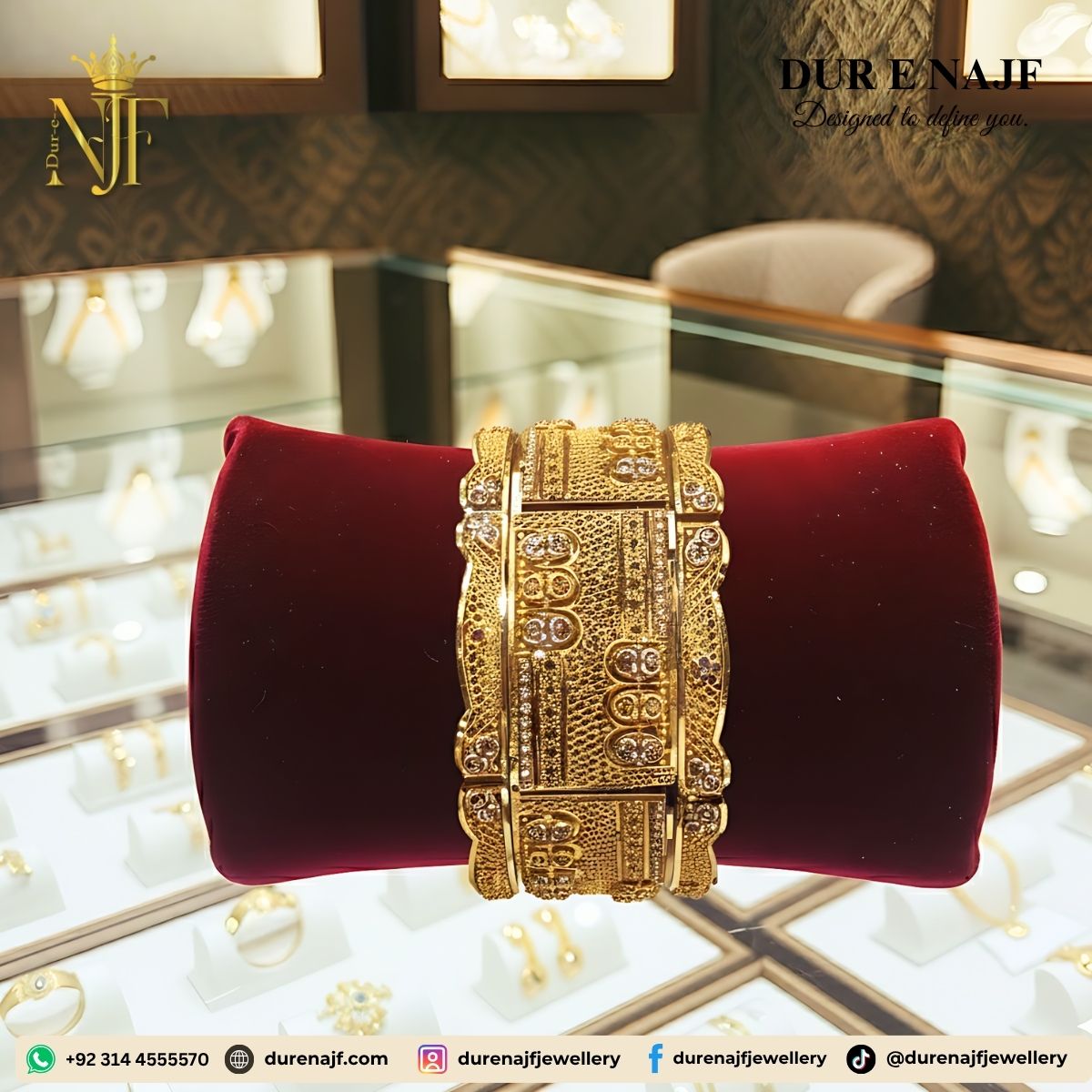 regal-gleam-kada-golden-with-silver-touch