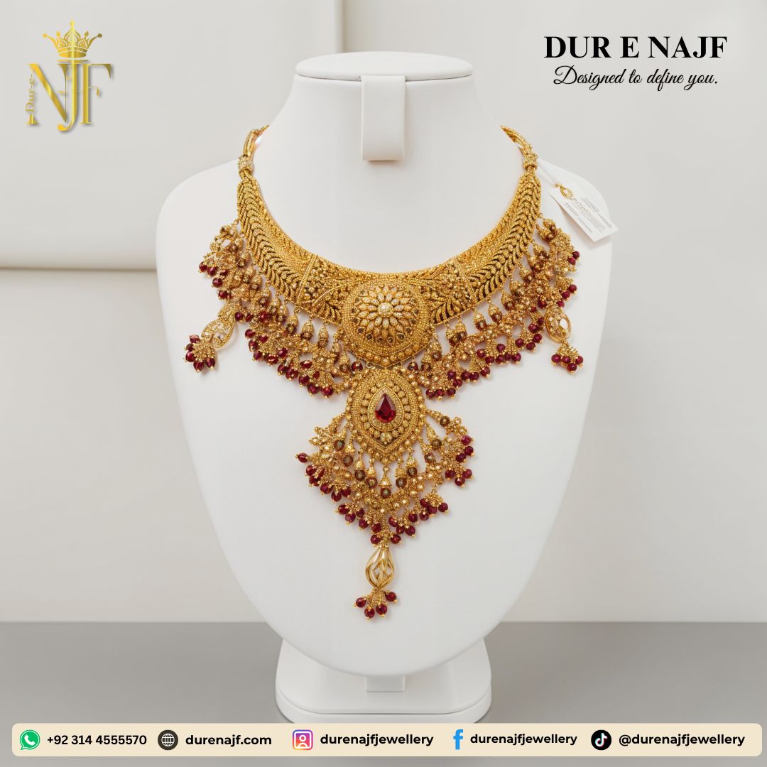 the-regal-pika-ruby-white-beaded-necklace