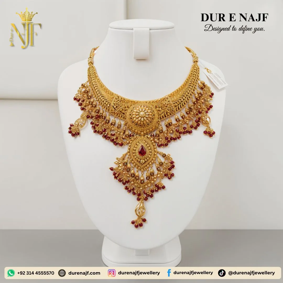 the-regal-pika-ruby-white-beaded-necklace