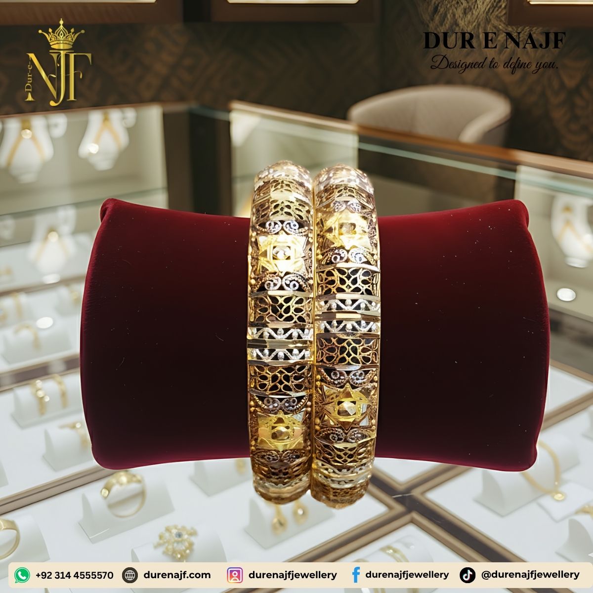 gilded-silver-charm-kada-pair