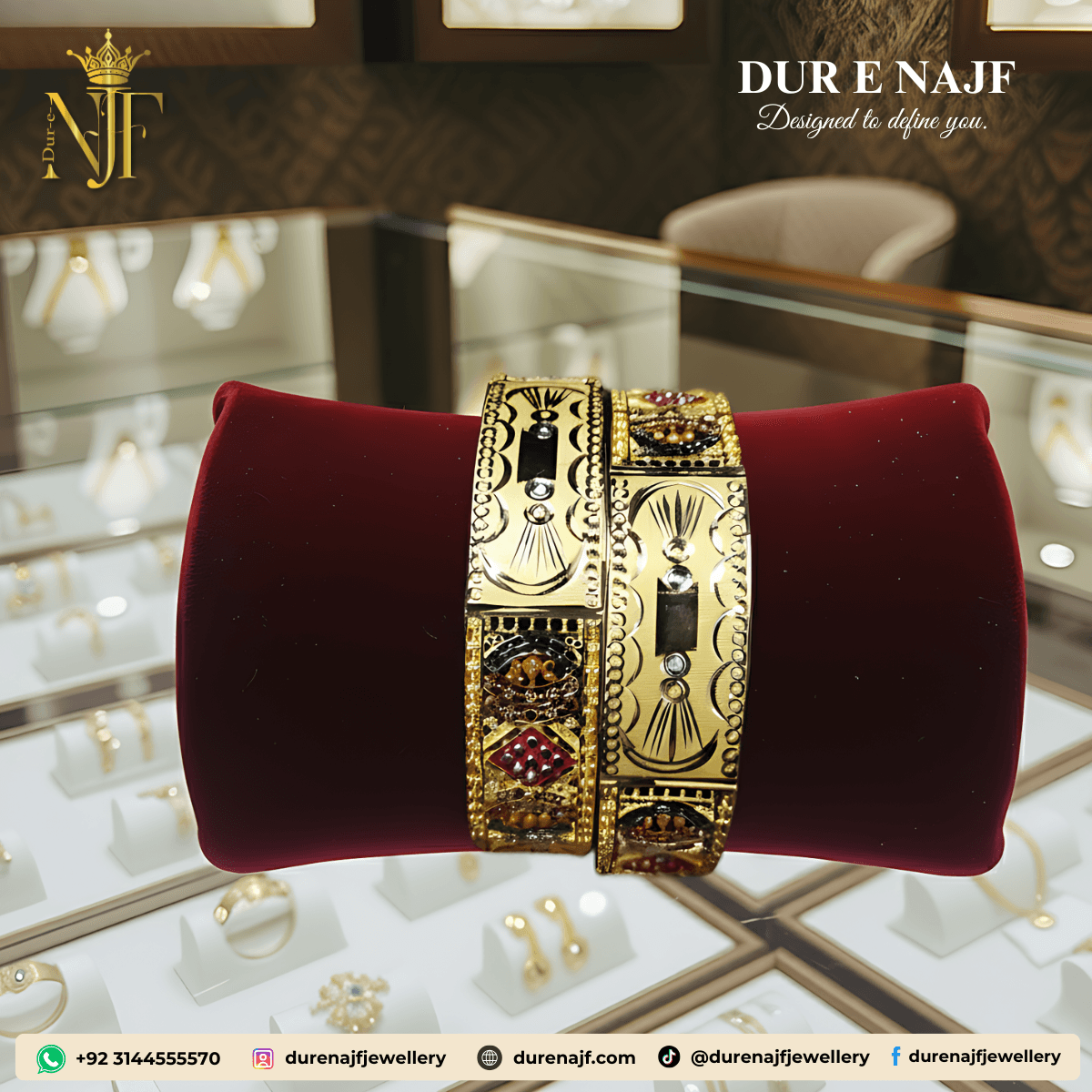 royal-filigree-enamel-kada-bangle-set